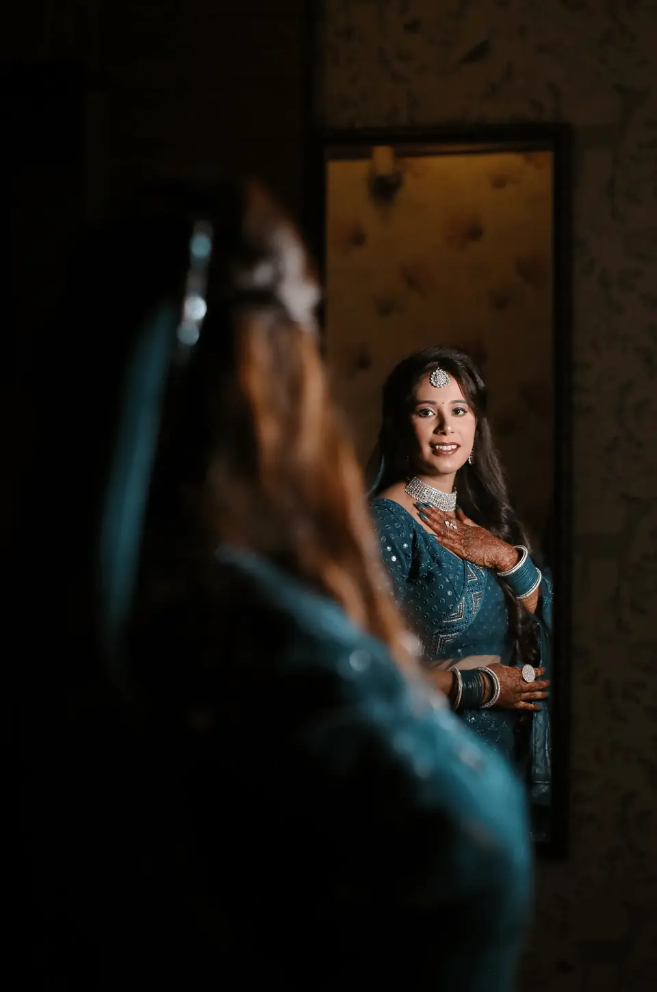 Editorial bridal portrait by Singh Digital Films